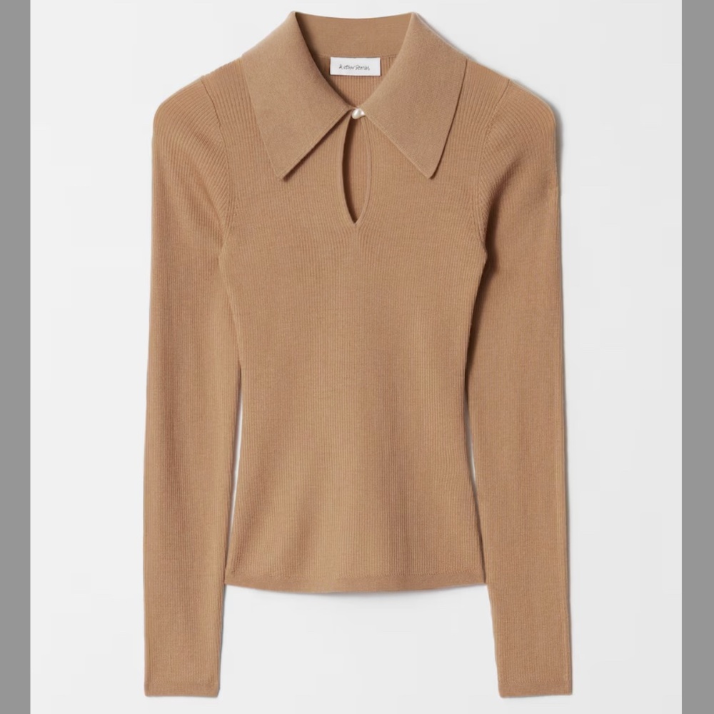 & Other Stories Tan Wool Knit Sweater - Size Small - BNWT